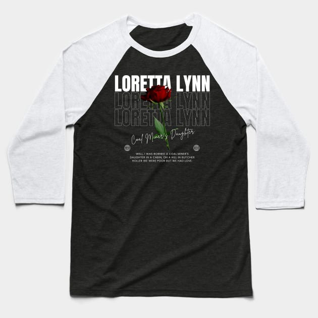 Loretta Lynn // Flower Baseball T-Shirt by TOY MACHINE 